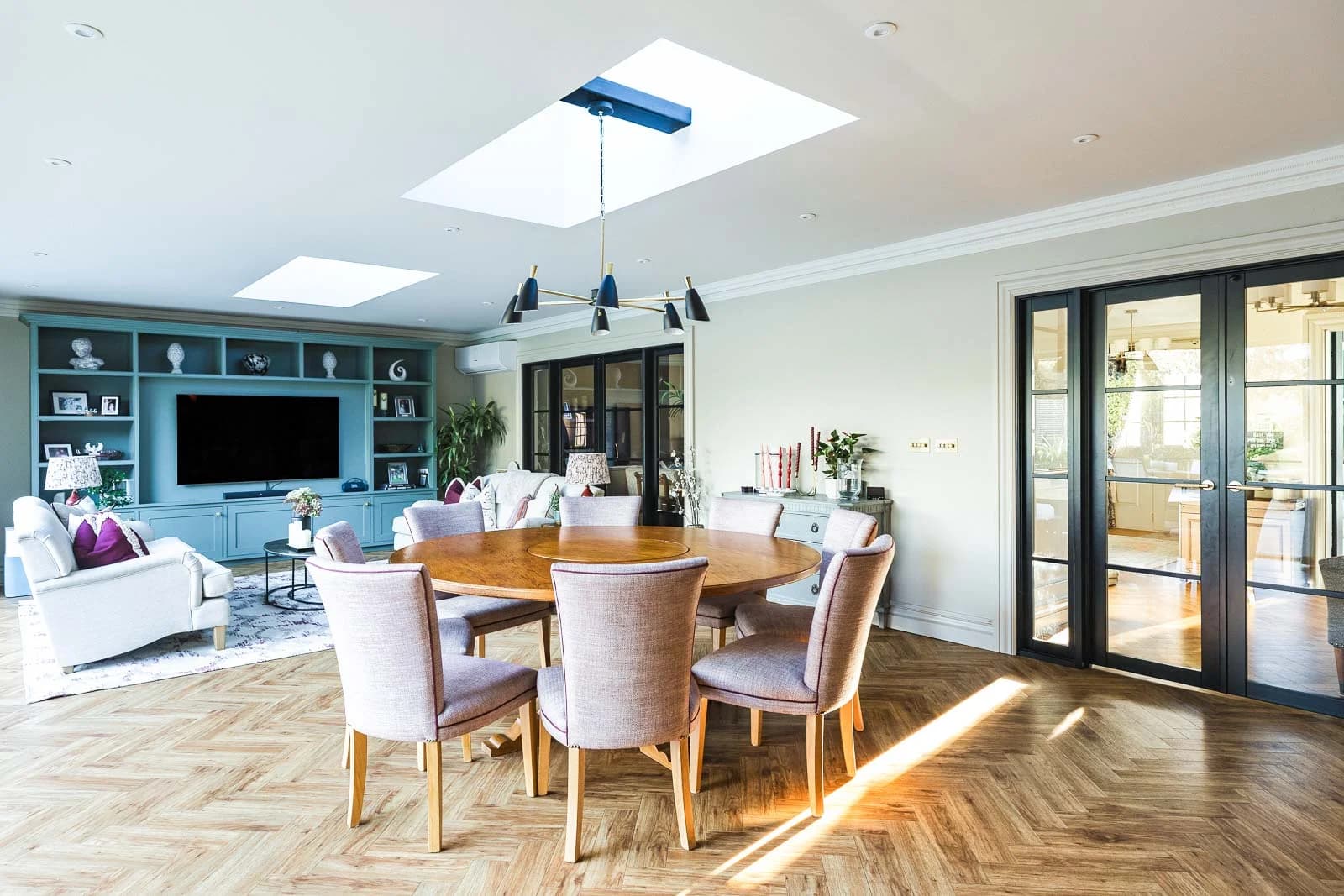 Living room doors and floor replacement in Hitchin